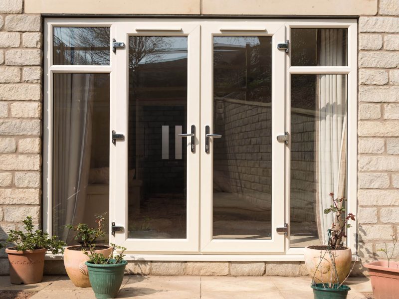 white french doors