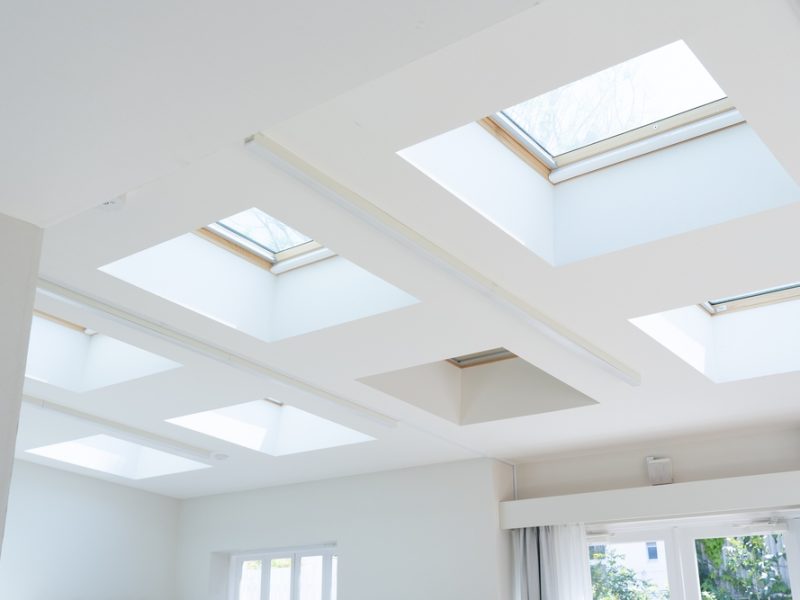 Square,Skylight,In,The,House