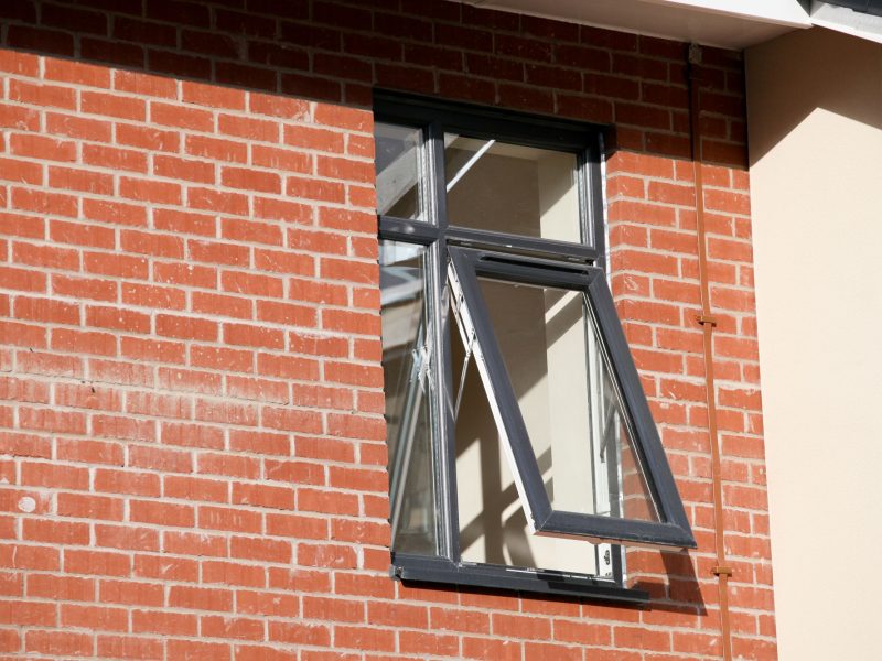 tilt and turn windows black
