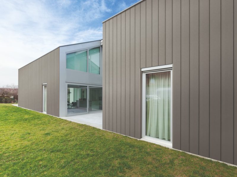 Durasid cladding & grass