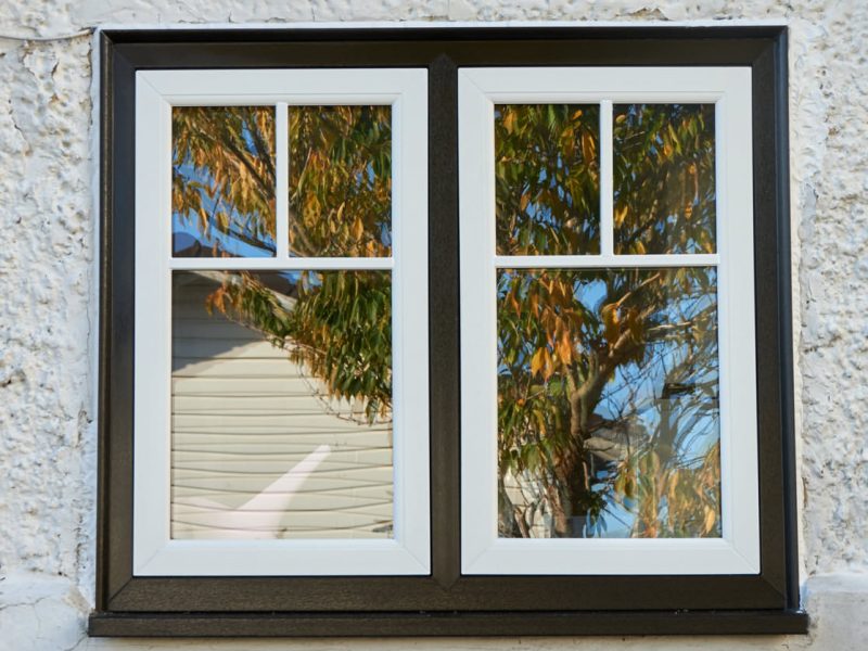 flush casement windows white