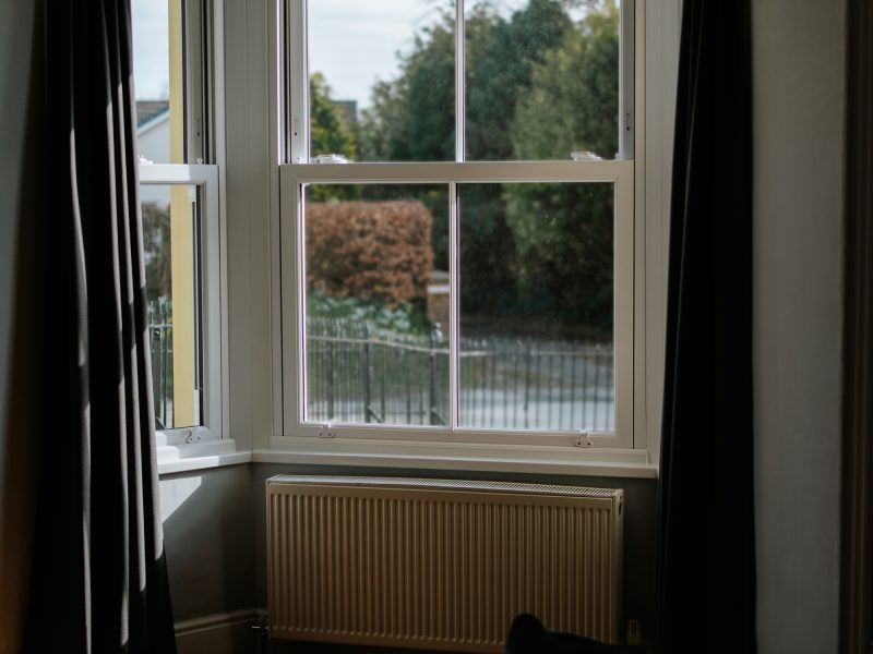 sliding sash interior view