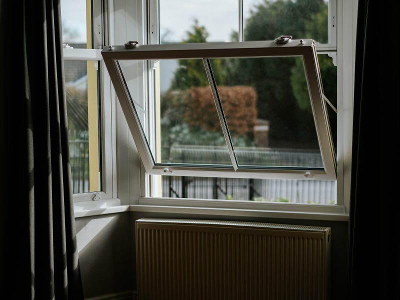 sliding sash inward