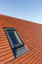 Roof,Light,Velux,Style,Window,In,A,Traditional,Plain,Clay