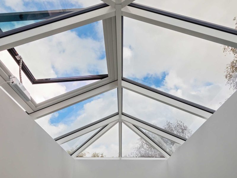 White lantern light with window open